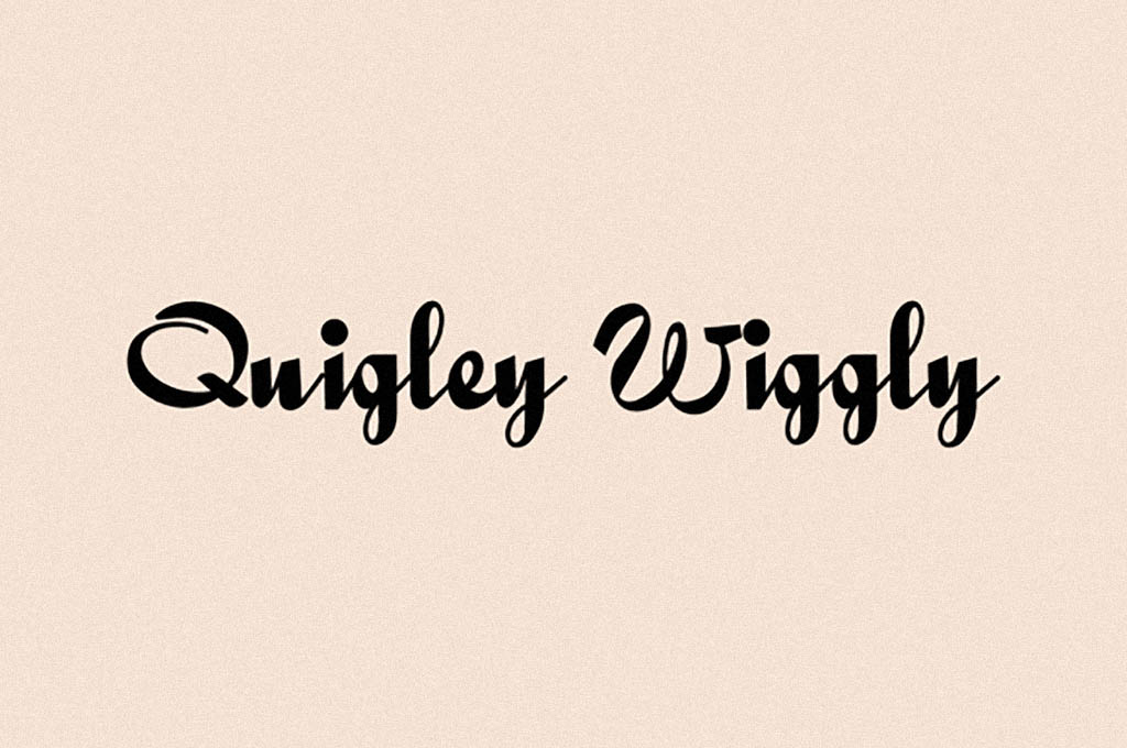 Quigley Wiggly Font