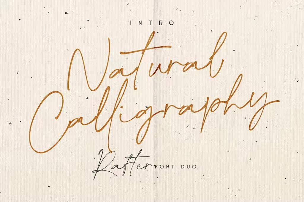 Rafter Handwriting Fonts Duo