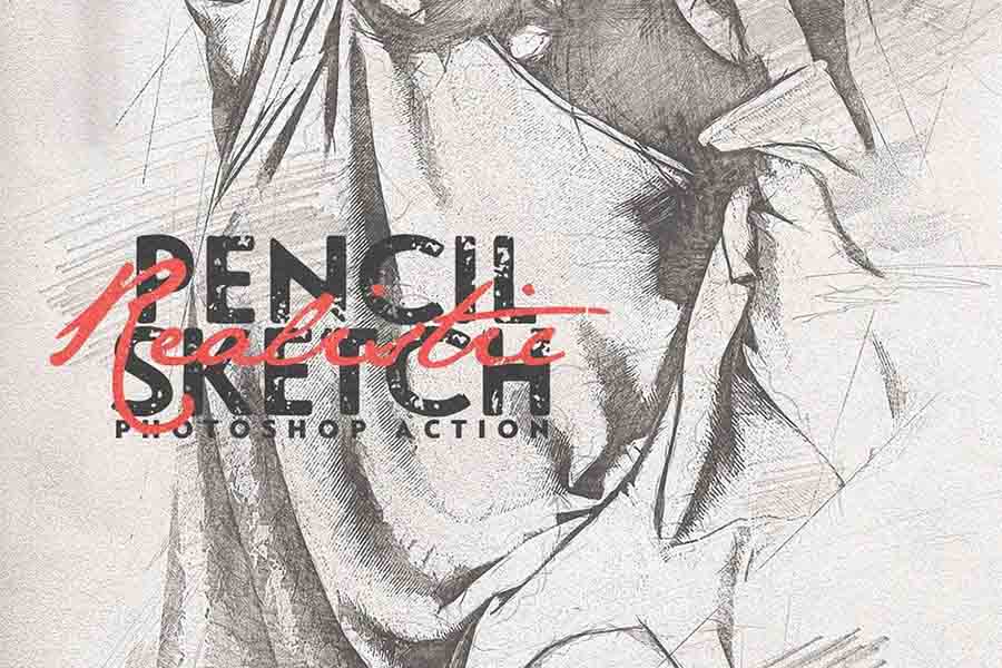 Realistic Pencil Sketch Photoshop Action