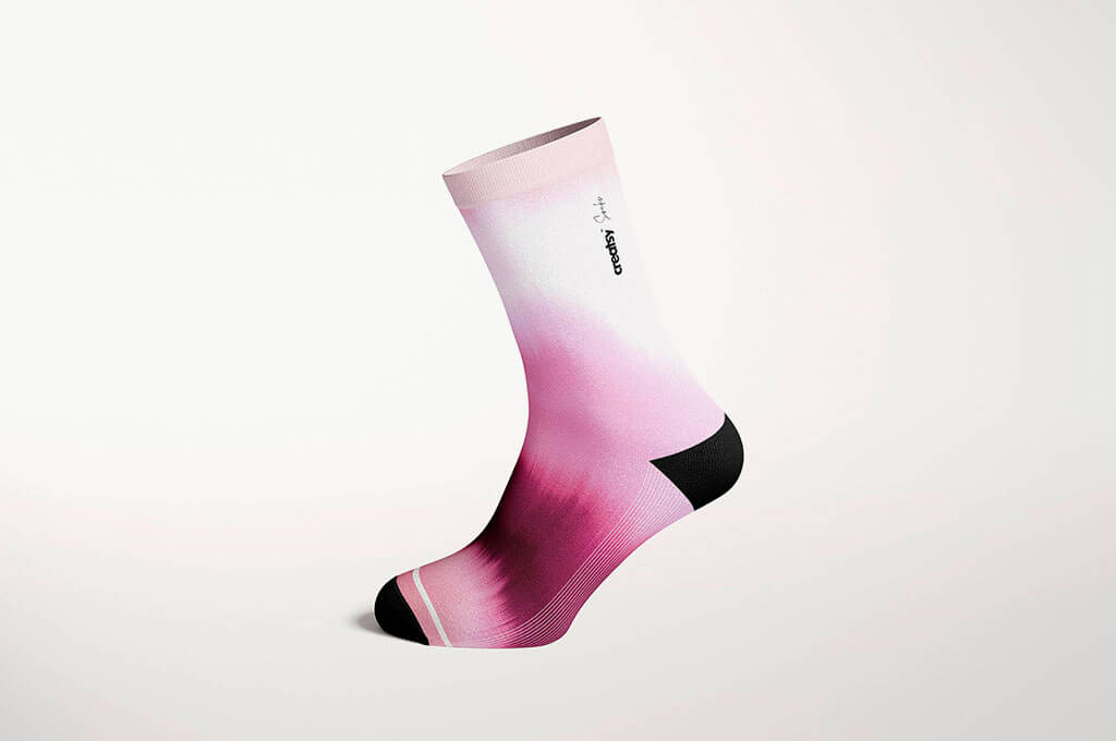 Realistic Socks Mockup Set