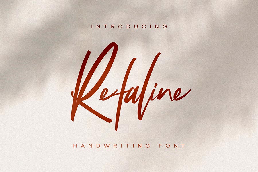 Refaline Free Font