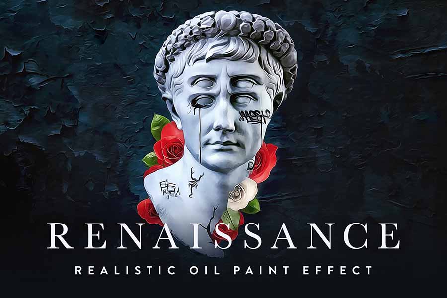 RENAISSANCE Oil Painting Photoshop Actions