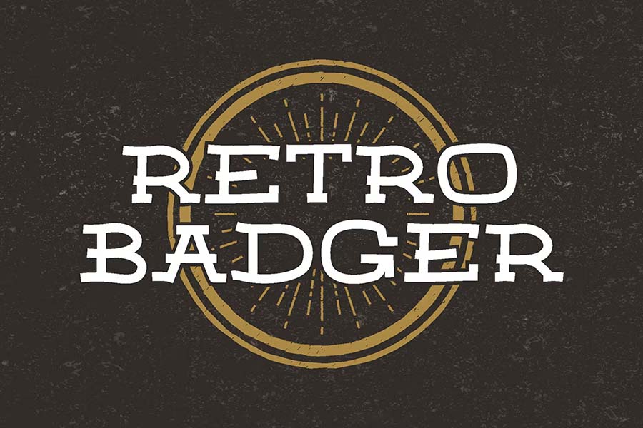 Retro Badger - Classic Western Font