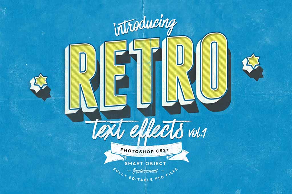 Retro Text Effects