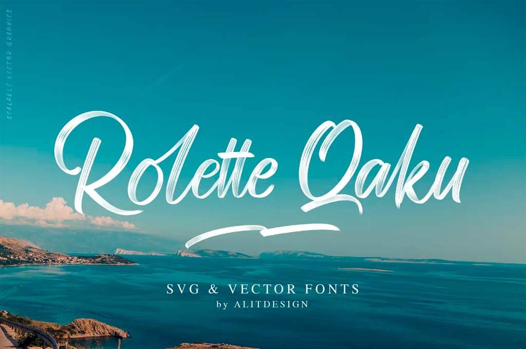 Rollete Qaku SVG Regular Font