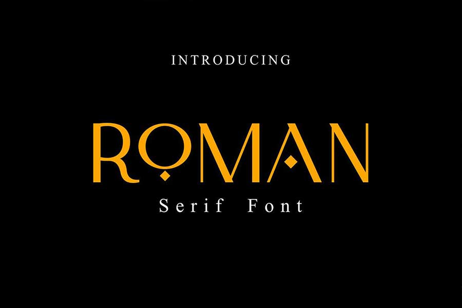 Roman | Modern Serif Font