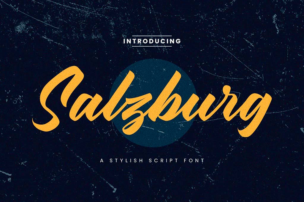 Salzburg Stylish Script Font