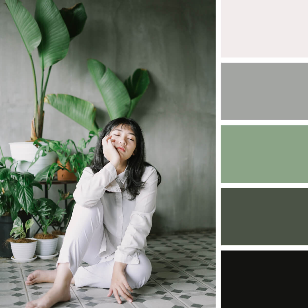 Scandi Green & Gray