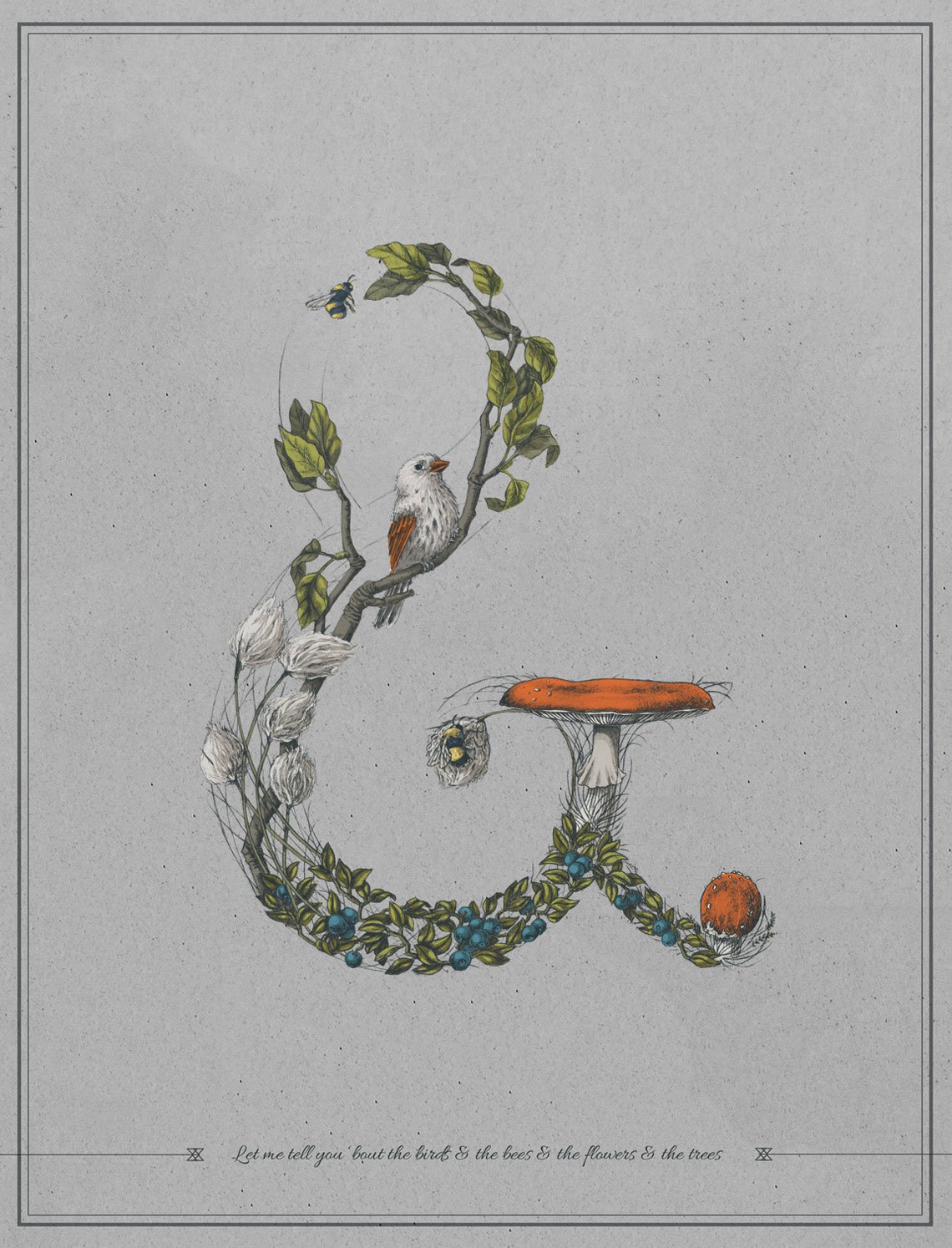 Let Me Tell You About Ampersand by Stella Björg via Behance