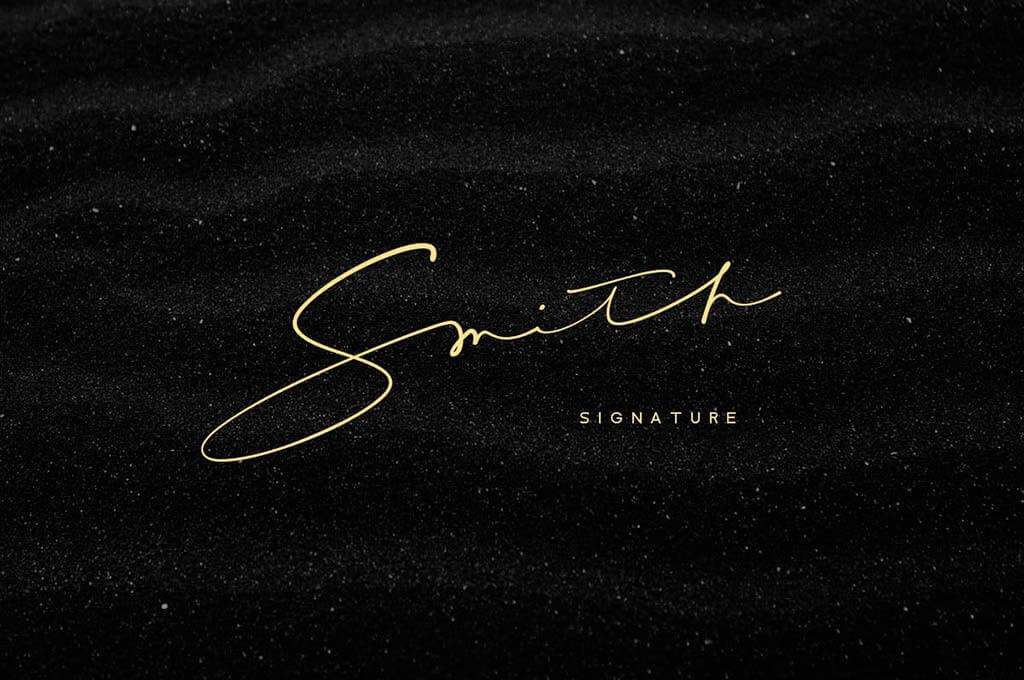 Smith Signature Font