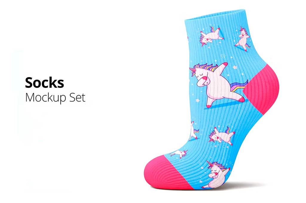 Socks 3D Mockup