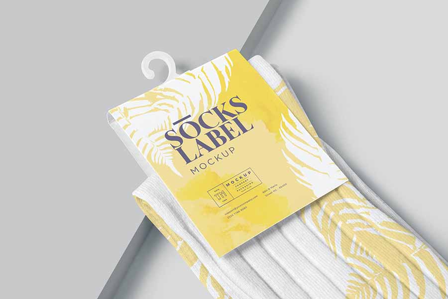 Socks Label Mockups