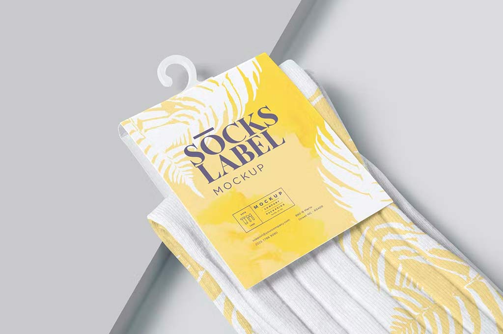 Socks Label Mockups