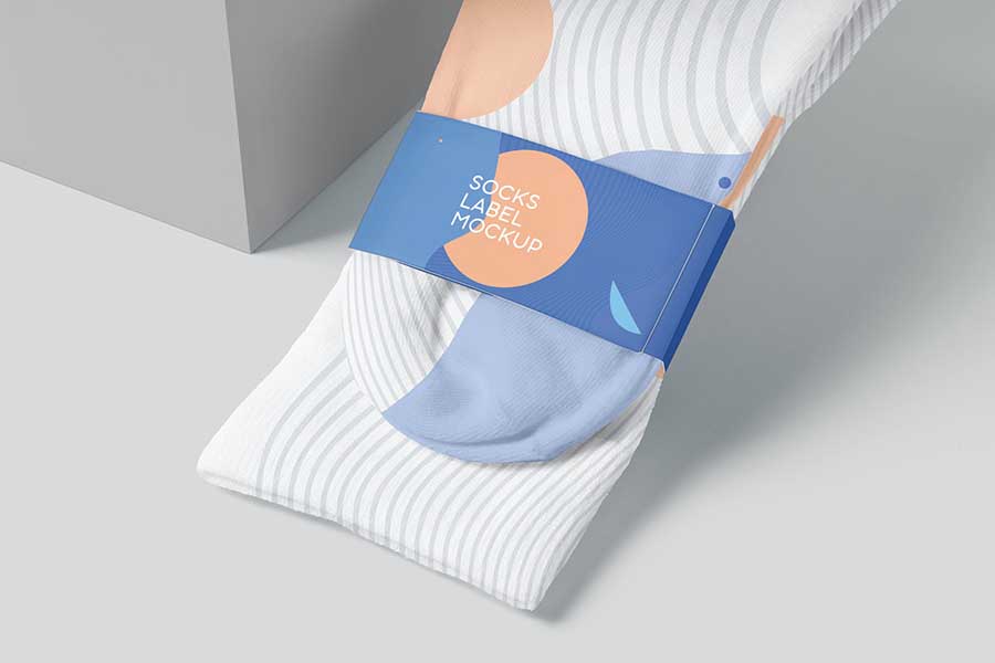 Socks Label Mockups