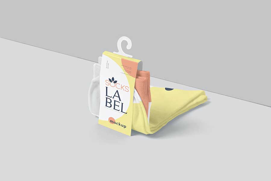 Socks Label Tag Mockups