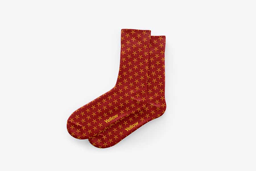 Socks Mockup — Top View