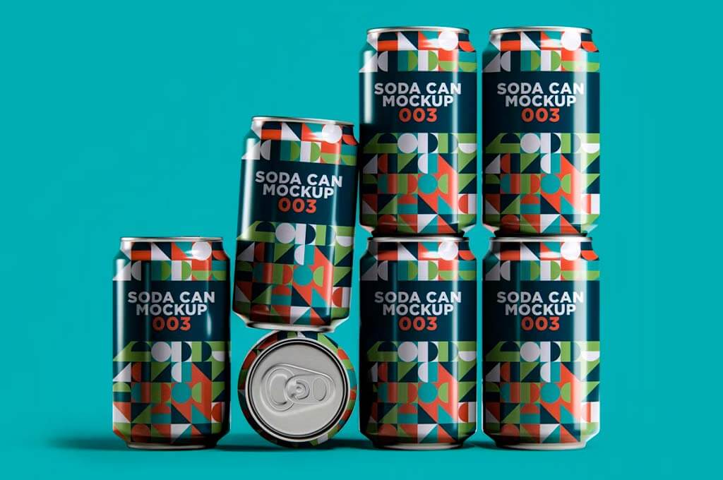 Soda Can Mockup