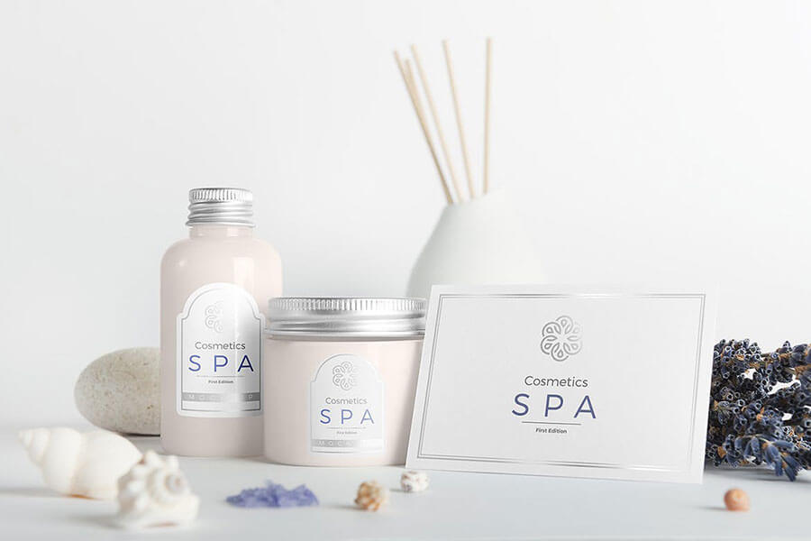 SPA Cosmetics Mockup