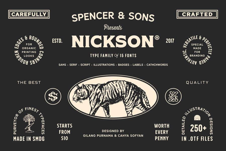 SS Nickson One Font