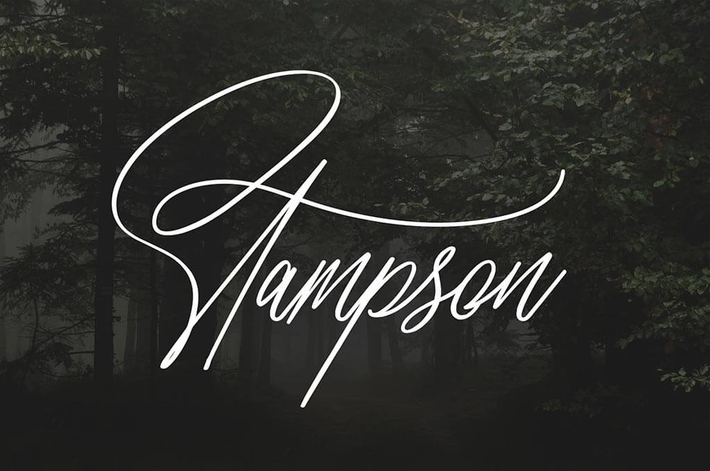 Stampson Signature Font