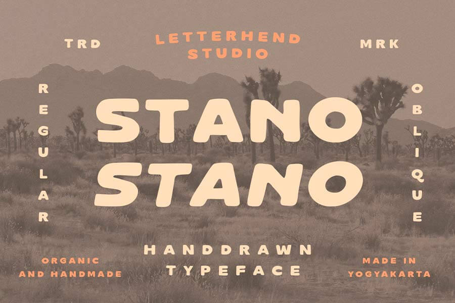 Stano Sans Vintage Display