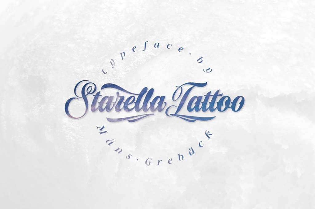 Starella Tattoo Font