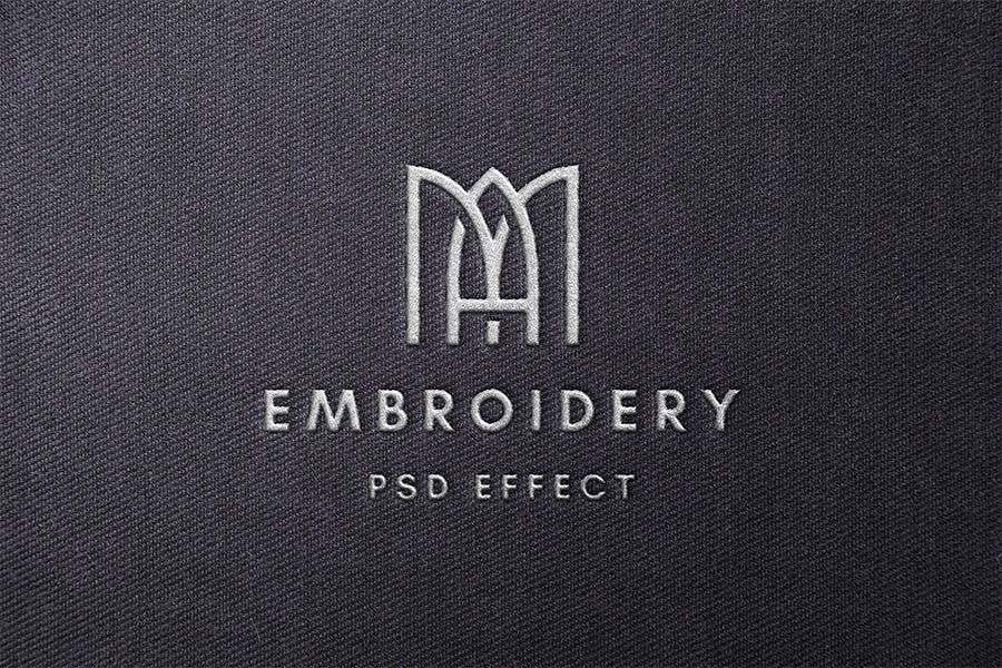 Stitching Embroidery Mockup