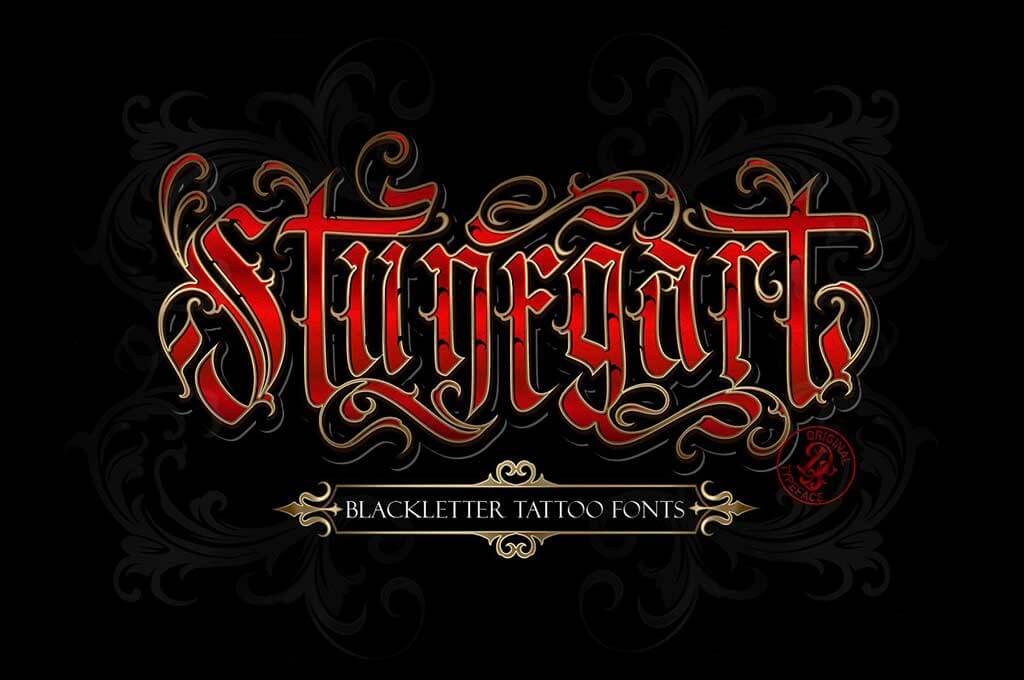 Stunegart Metal Font + Decorative Bonus