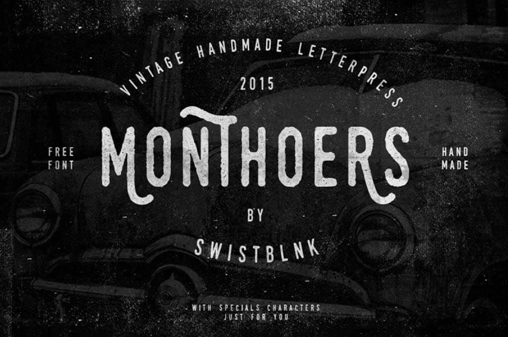 Swistblnk Monthoers font