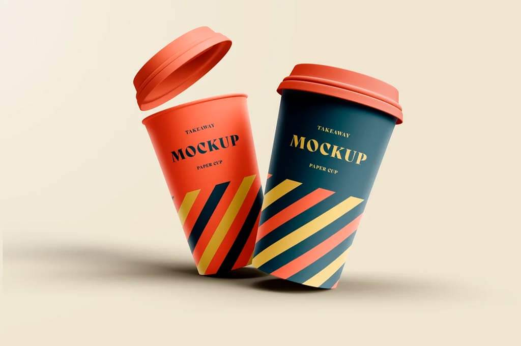 Take Away Paper Coffee Cup Mockups