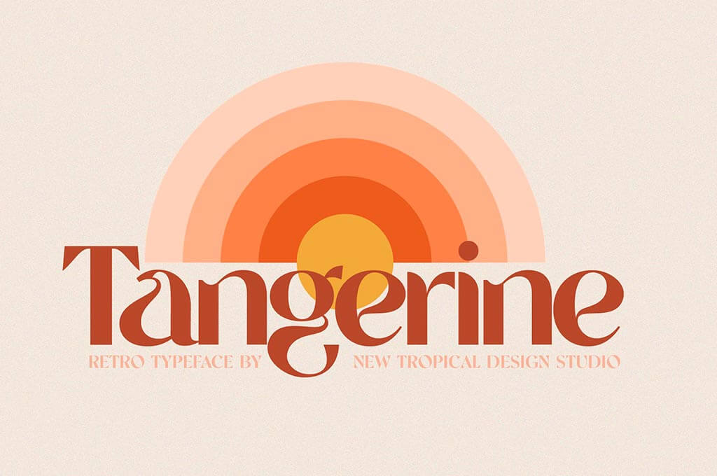 Tangerine — Retro Font