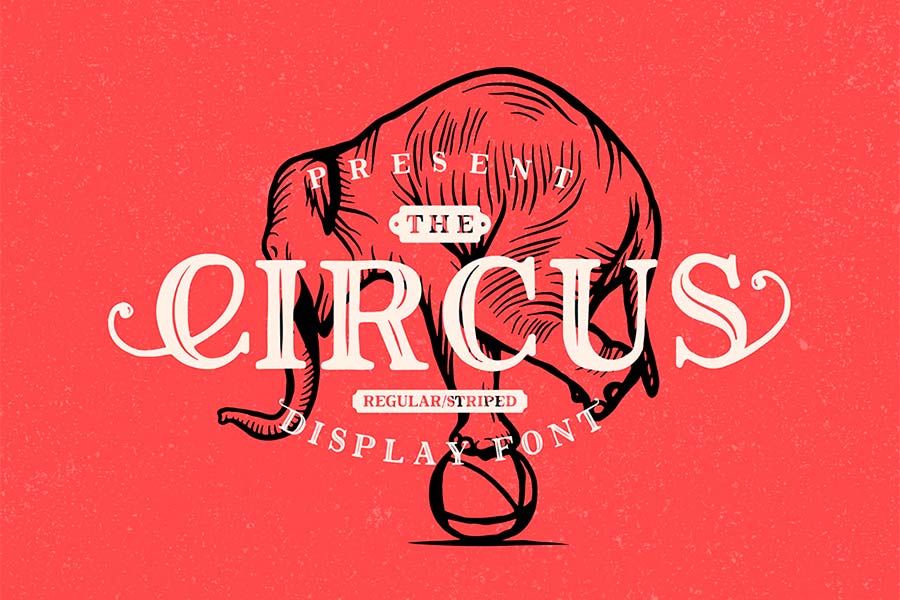 The Circus Display Font