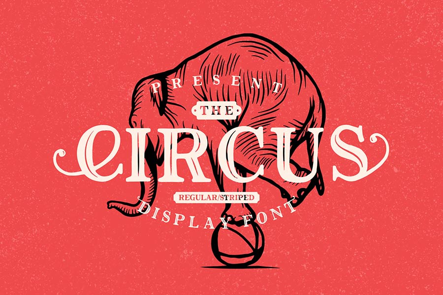 The Circus Display Font