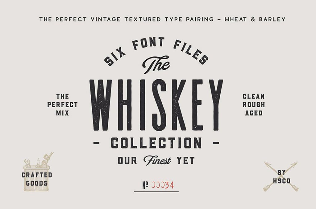 The Whiskey Font Collection