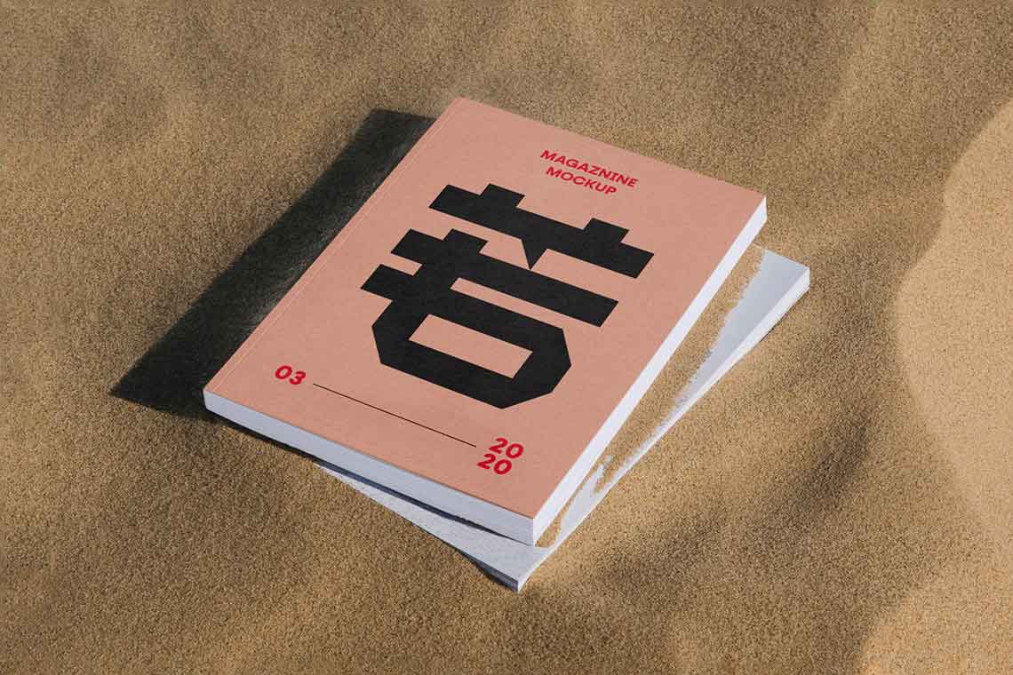 Thick Magazine Mockup