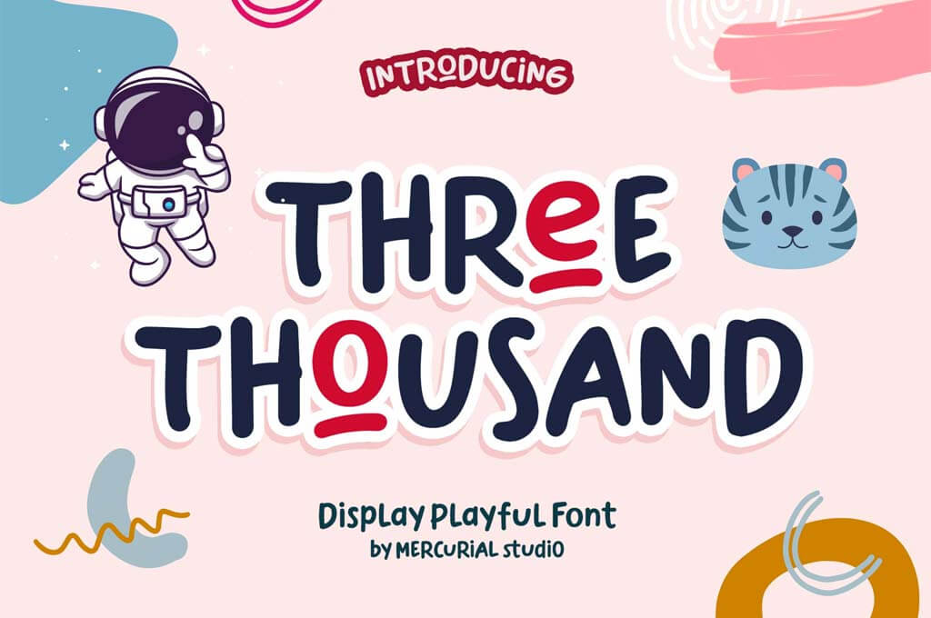 Three Thousand Font