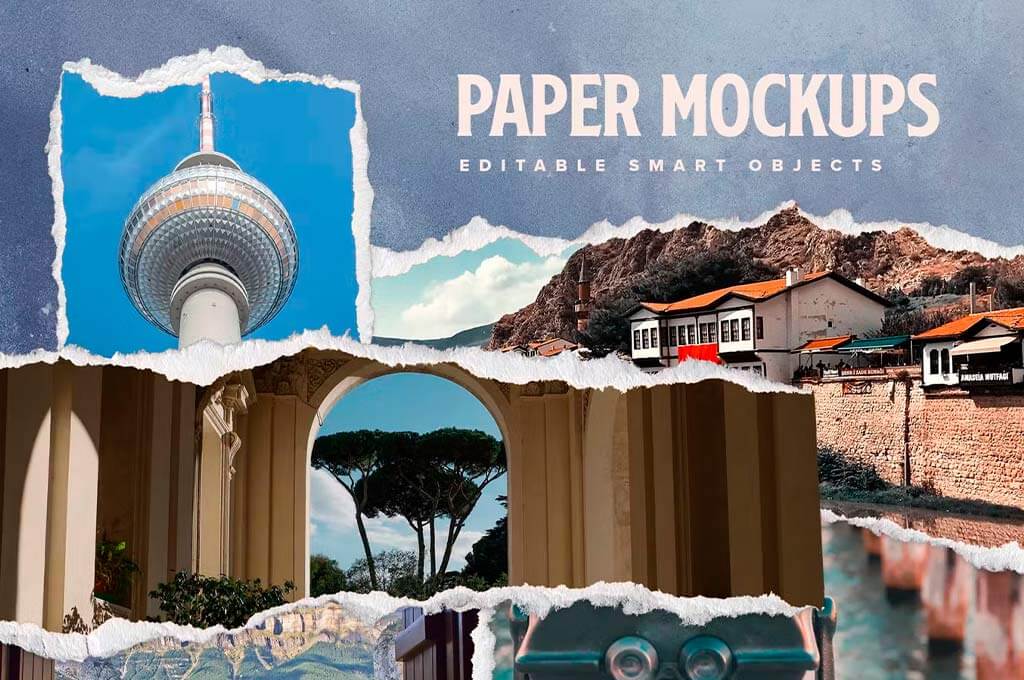 Torn Paper Mockups