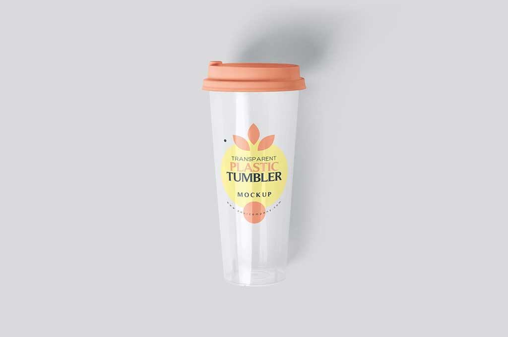 Tumbler Plastic Glass Mockups