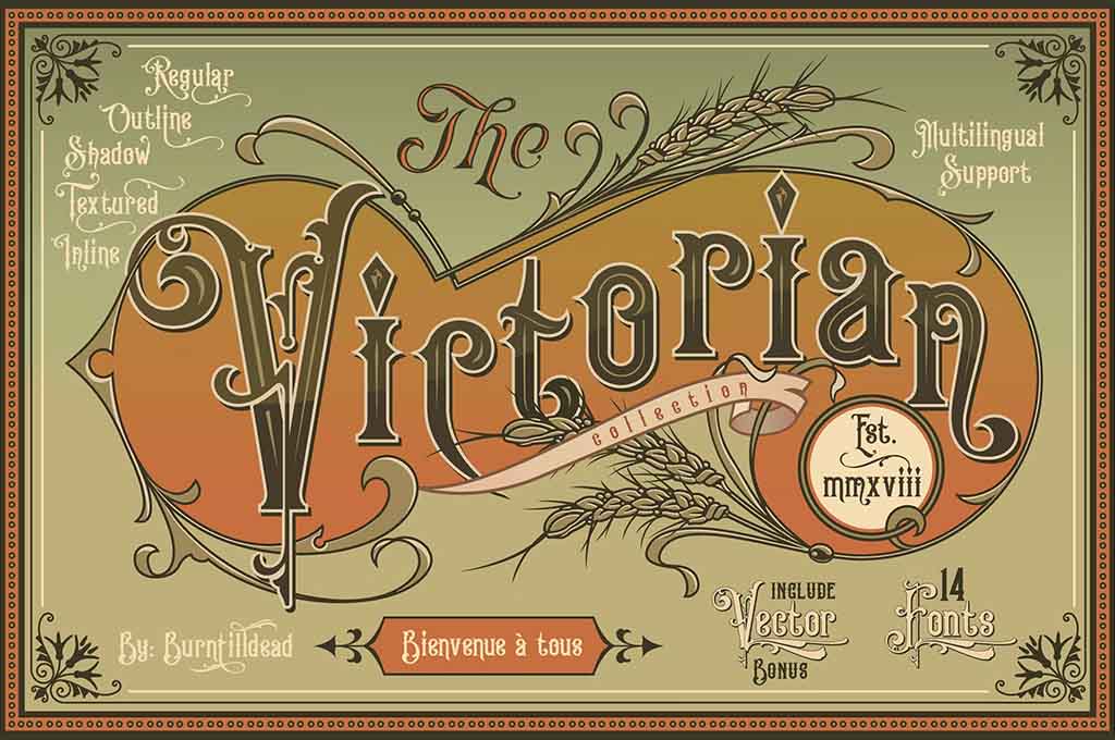 Victorian Fonts Collection