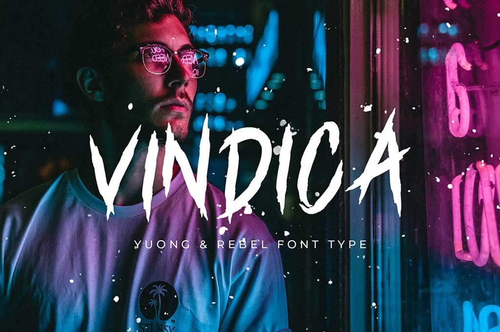 Vindica Rebel Brush Font