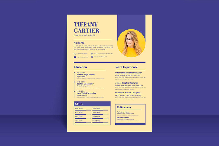 Vintage Resume Template