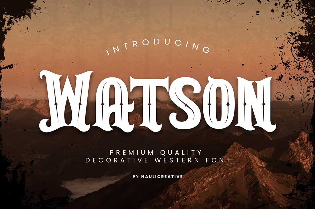 Watson - Vintage Western Font