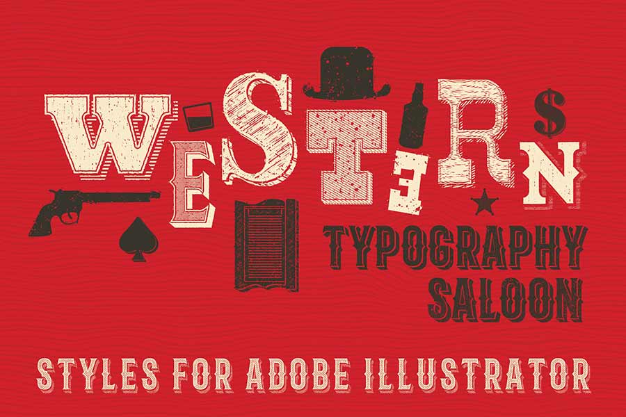 Western Typography Saloon