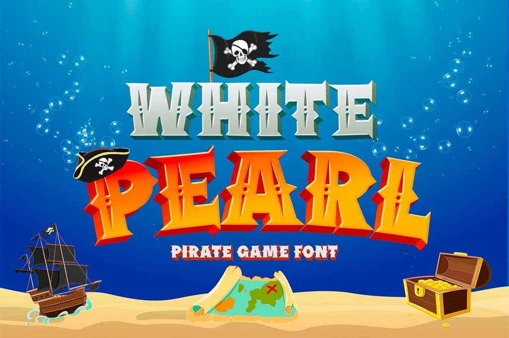 White Pearl - Gaming Font