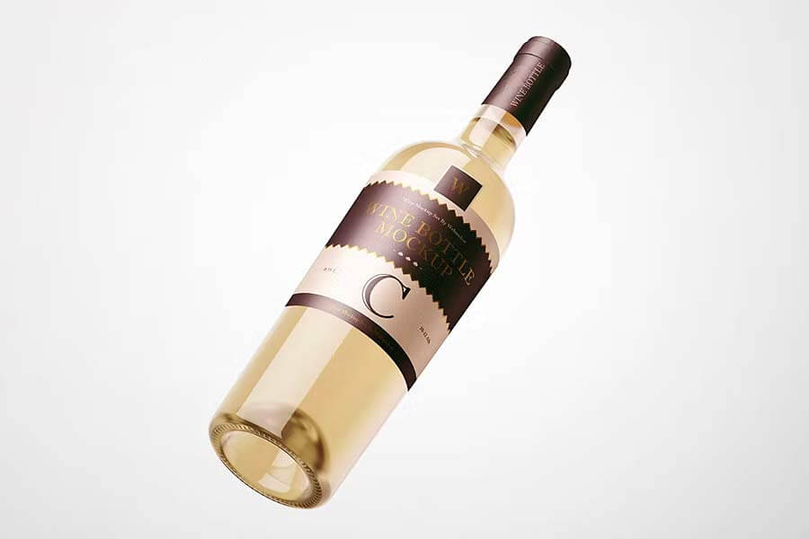 Wine Bottle Mockup 3