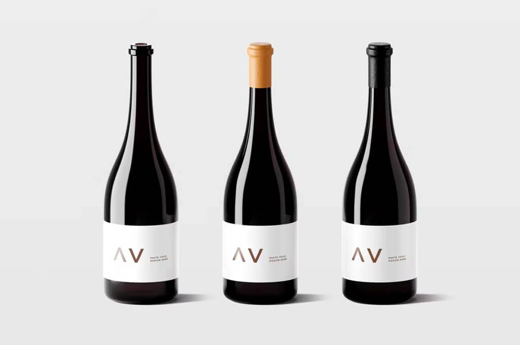 Wine Bottle Mockup