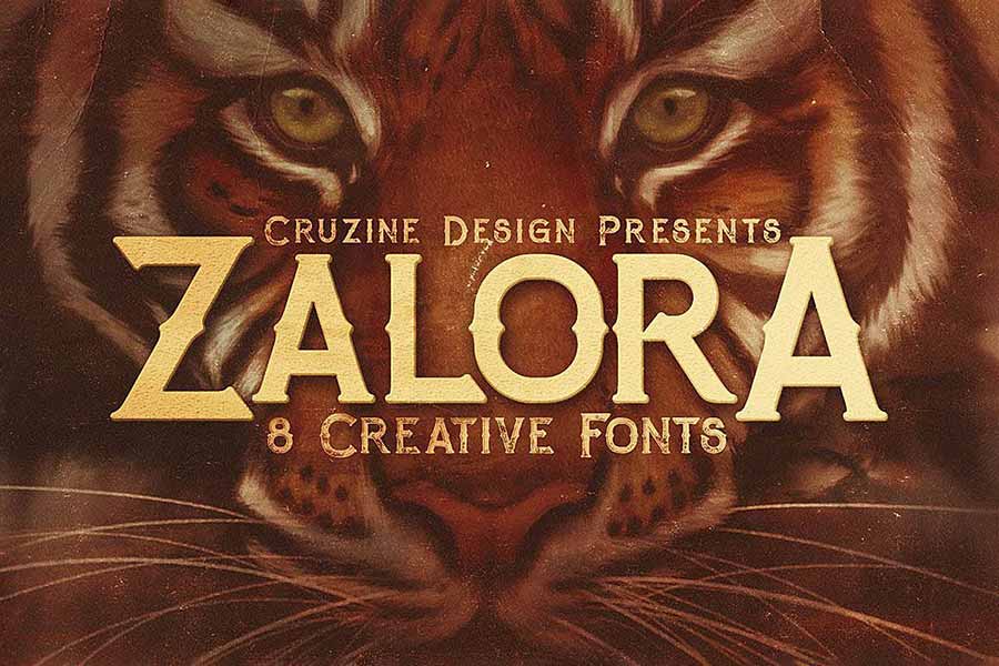 Zalora Typeface