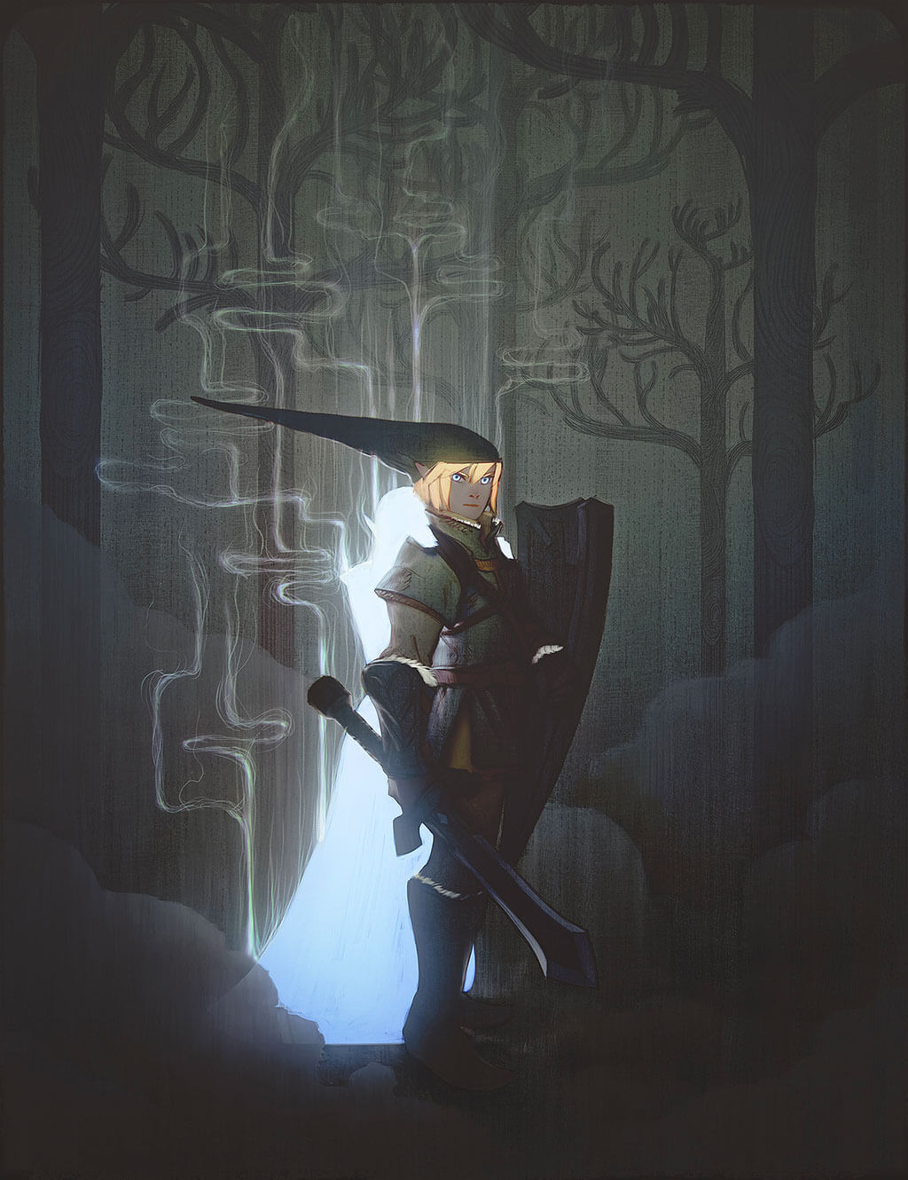 Zelda Fan Art by nephelomancer