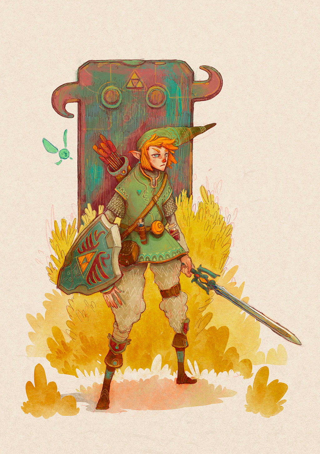 Zelda Fan Art by Dani Diez